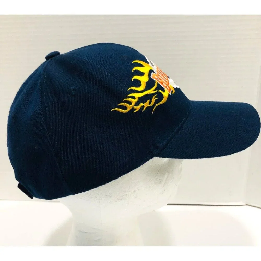 2020 Bike‎ Week Baseball Hat Black Embroidered Flames Daytona Beach Motorcycle
